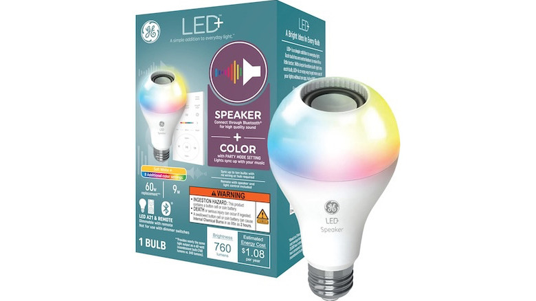 GE LED+ speaker bulbs