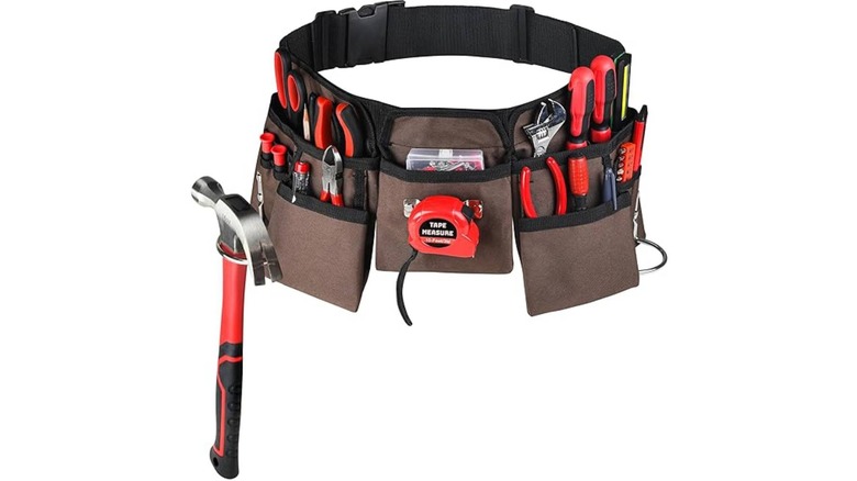 GlossyEnd 19-Pocket Construction Tool Belt