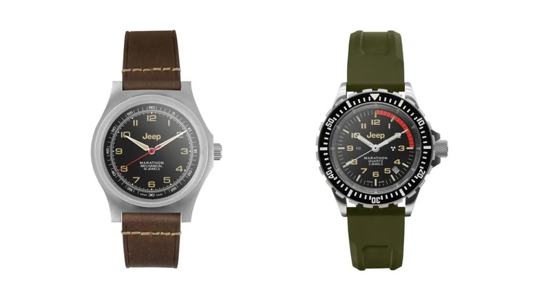 Two Jeep watches side-by-side