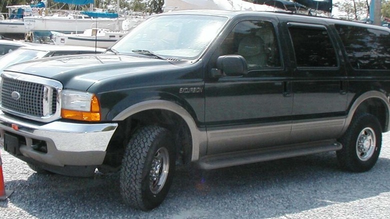 Ford Excursion parked in lot