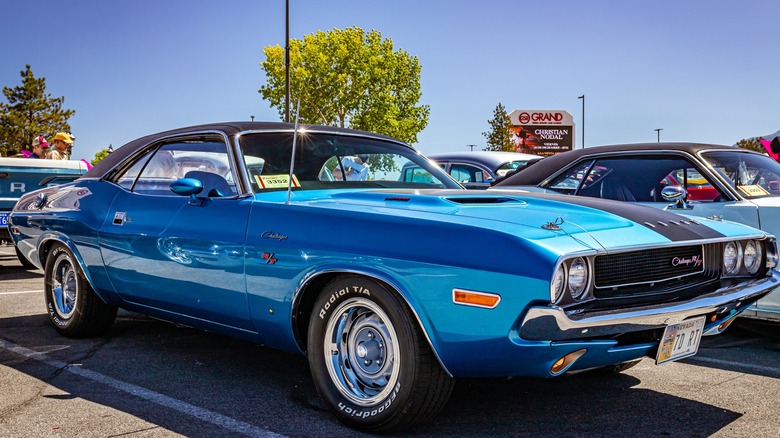 Blue 1970 Dodge Challenger