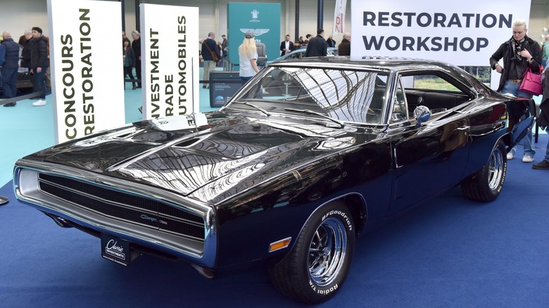 1970 Dodge Charger painted black