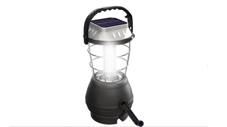 Solar lantern with white background