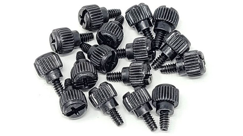 black thumb screws for PC cases