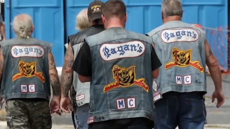 Group of Pagan's MC members