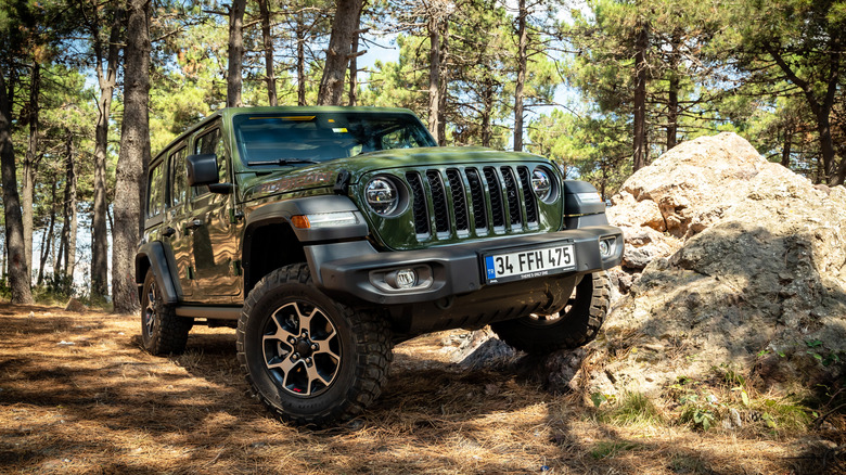 Jeep Wrangler off-roading