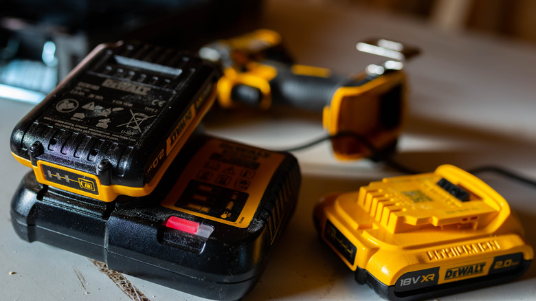 DeWalt batteries and charger