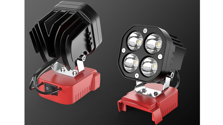 Front and back view of Azocek LED Work Light