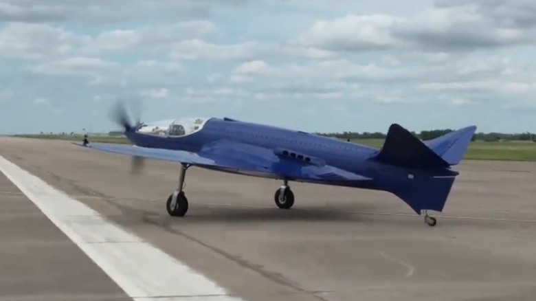 Bugatti 100P first test run