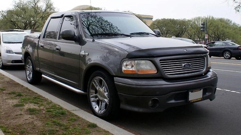 Ford F-150 Harley Davidson truck parked