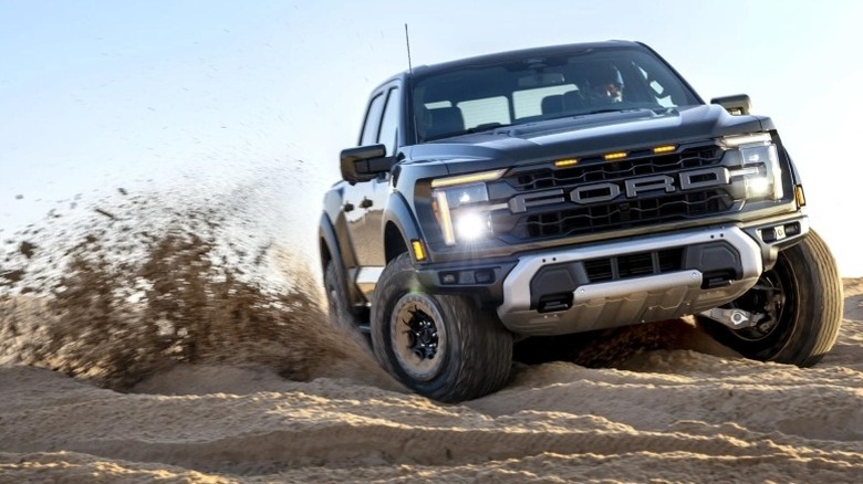 2024 Ford F-150 Raptor off-roading