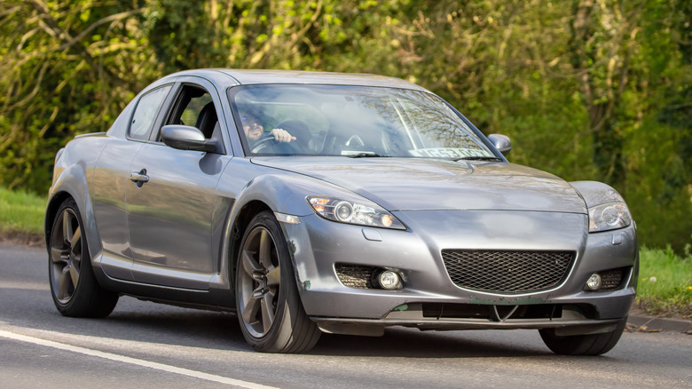 Mazda RX-8 on road