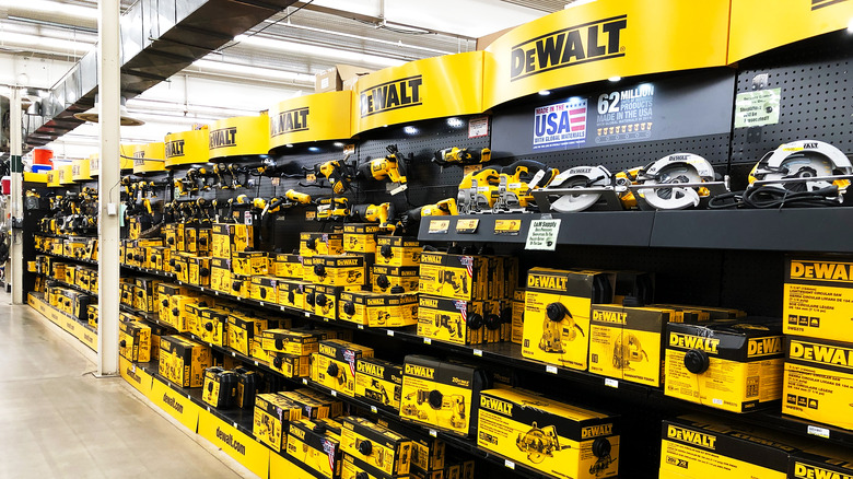 DeWalt store display