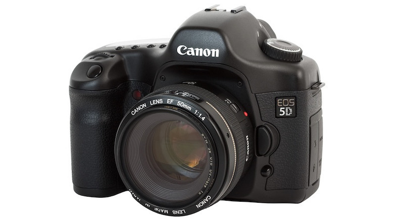 Canon EOS 5D camera with Canon EF 50mm f/1.4 USM lens