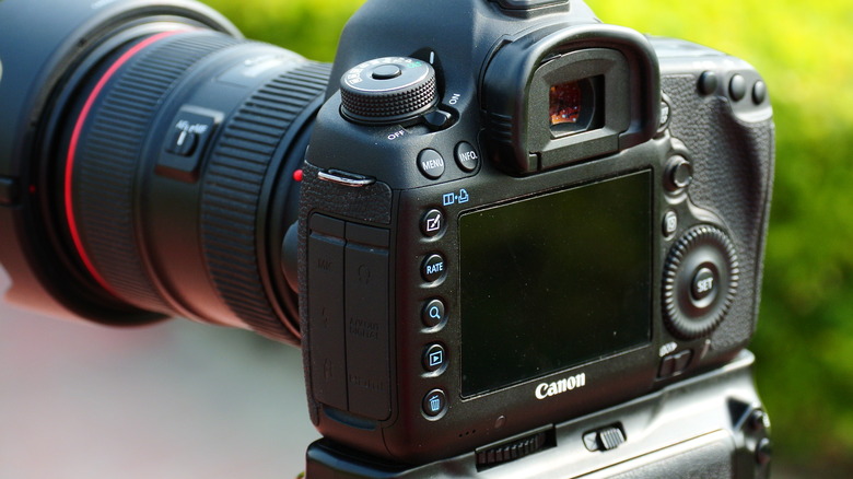 Canon EOS 5D Mark III on a tripod