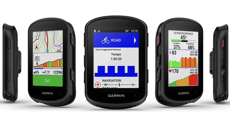 Garmin Edge 840 Bike Computer displays