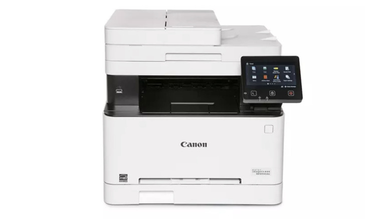 Canon imageClass MF654Cdw on white background