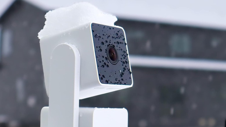 Wyze Cam Pan v3 outdoors in snow