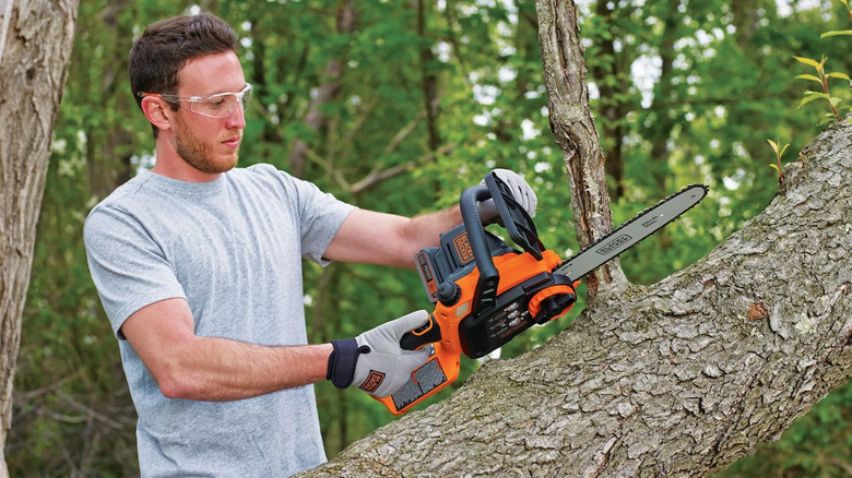 Black+Decker 20V Max 10-inch Cordless Chainsaw