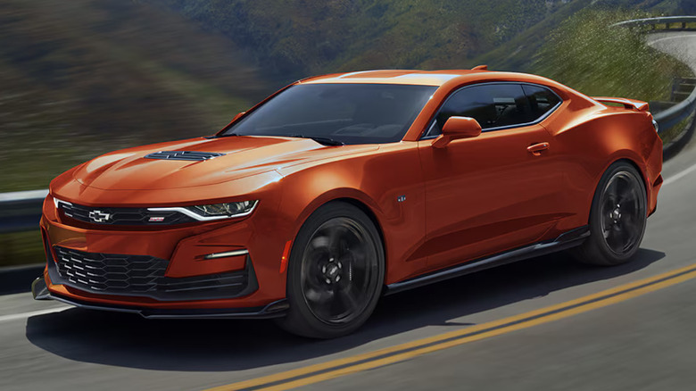 orange 2024 Chevrolet Camaro