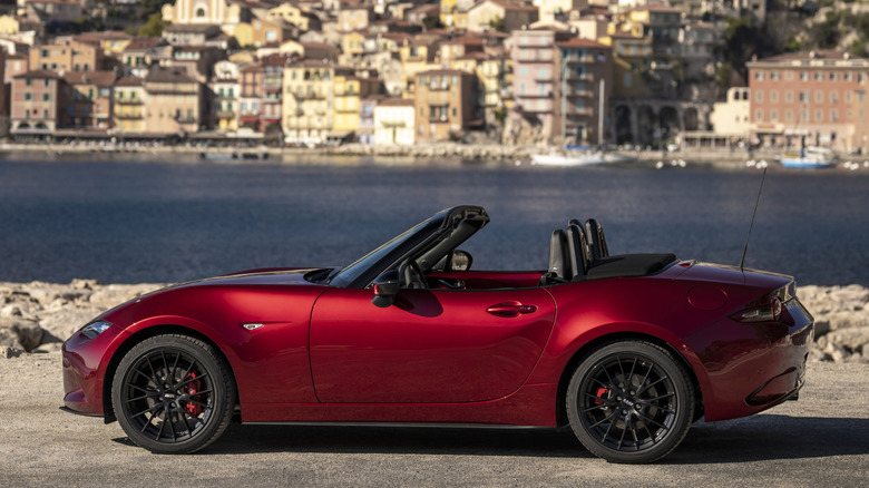 Side view of Mazda MX-5 Miata