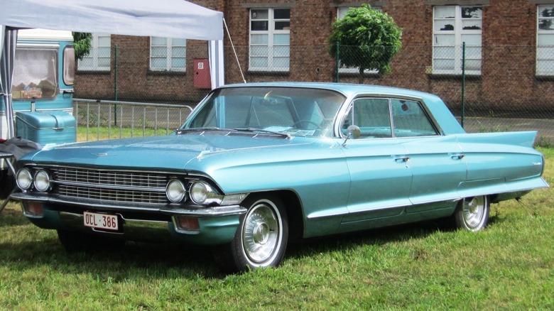 Blue 1962 Cadillac De Ville