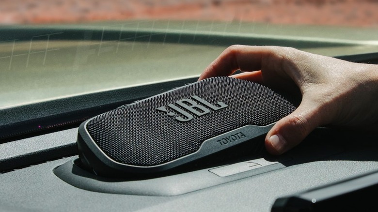 Toyota Tacoma dashboard JBL speaker