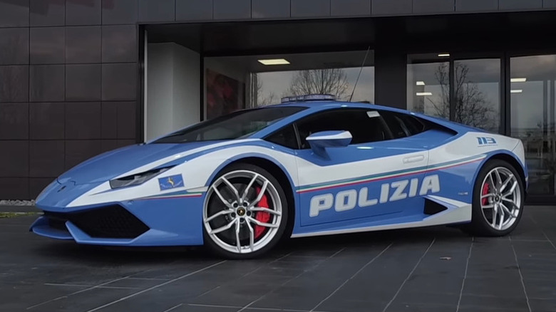 Italy's Lamborghini Huracan police car