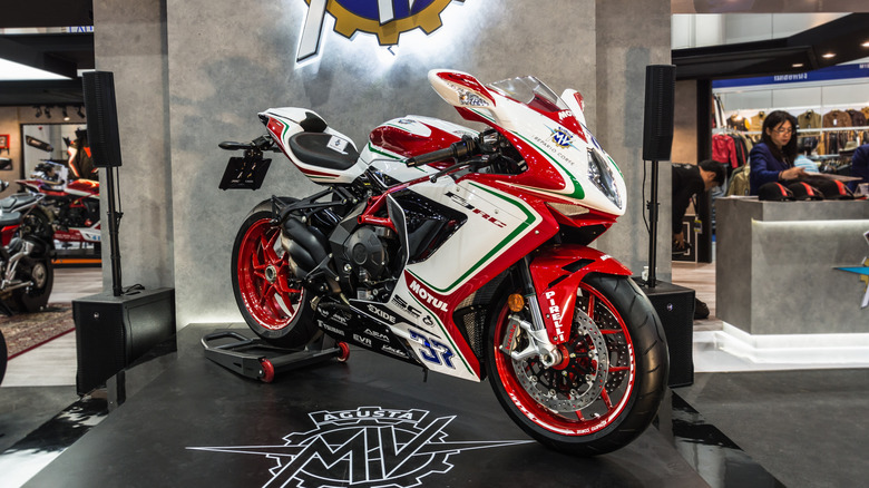 MV Agusta F3 675 on display