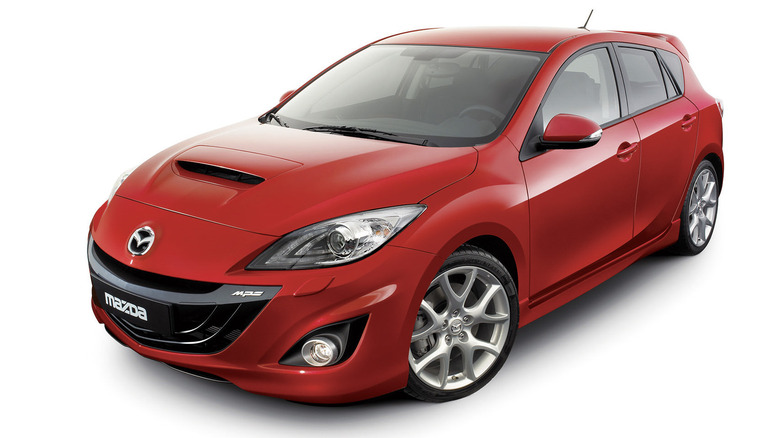 Red Mazda 3 MPS