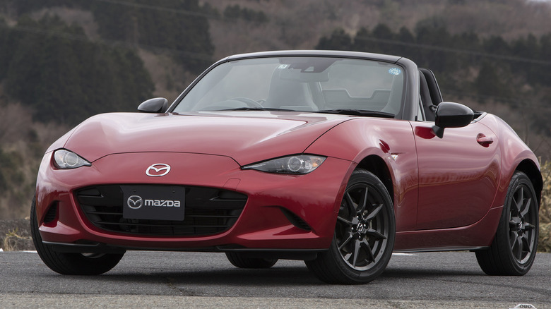 Red Mazda MX-5 ND