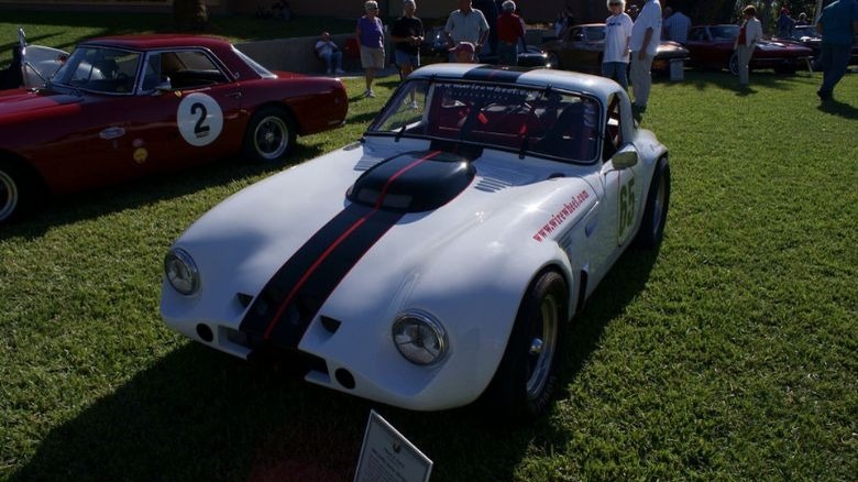 TVR Griffith 200 in white with black racing stripe