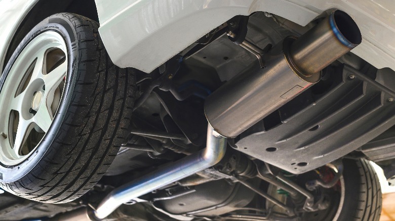 a car's exhaust system