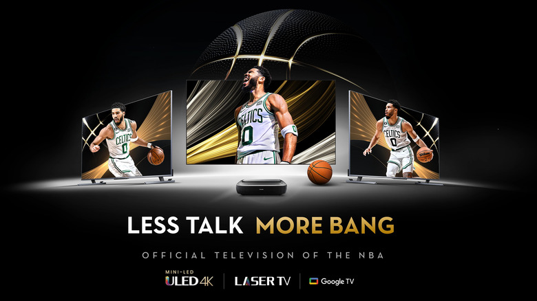 Hisense TV NBA advertisement