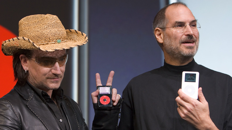 Bono and Steve Jobs