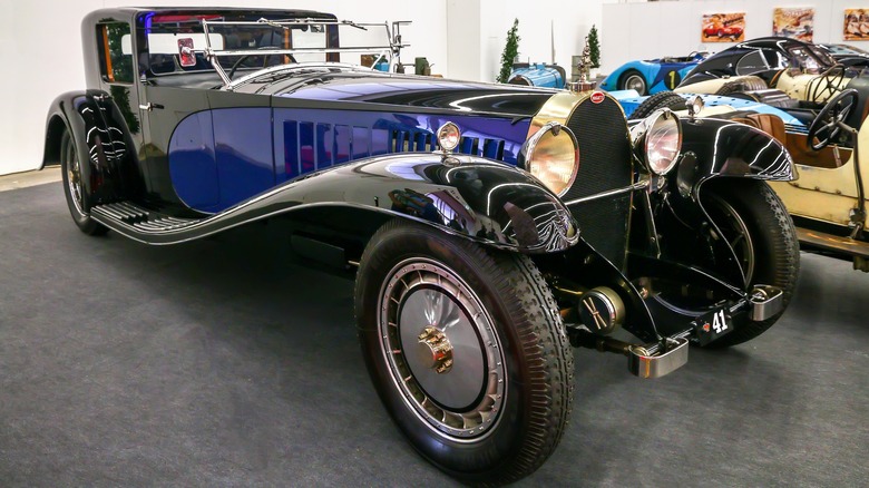 Bugatti Royale Type 41 in showroom