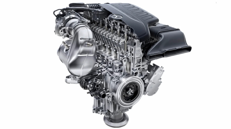 Mercedes M256 I6 engine render
