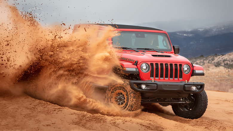 Red Jeep Wrangler Rubicon 392