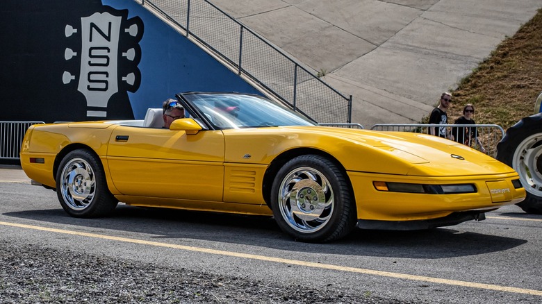 Yellow Chevrolet Corvette