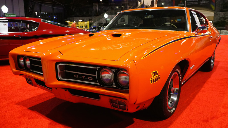 Front 3/4 view of 1969 Pontiac GTO Judge