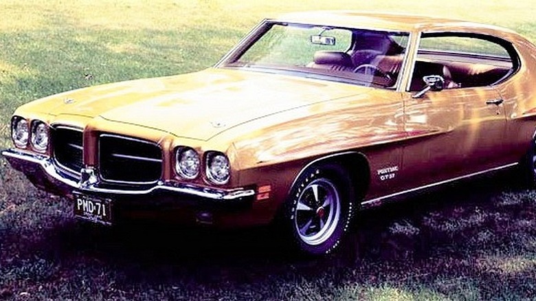 1971 Pontiac GT-37 parked grass