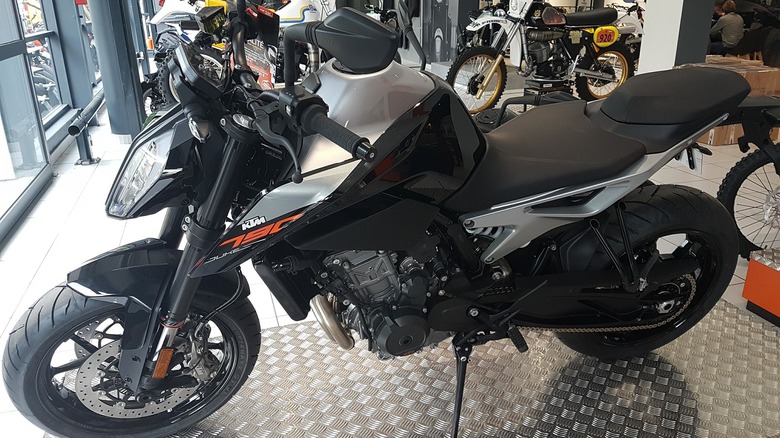 2018 KTM Duke 790 in showroom