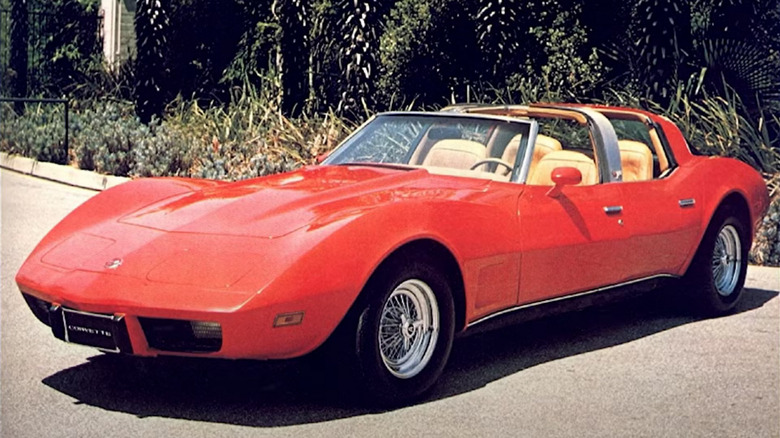 Photograph of 1980 Chevrolet Corvette America parked on street