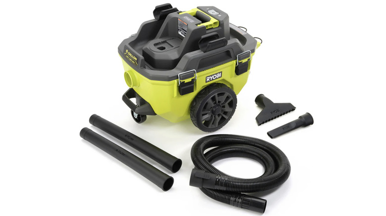 18V One+ 6-gallon Wet/Dry Vacuum and accessories