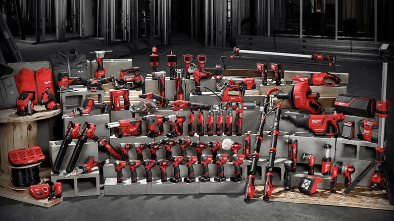 Milwaukee M12 line of tools