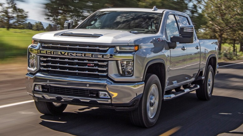 The 2021 Chevrolet Silverado 2500HD pickup truck