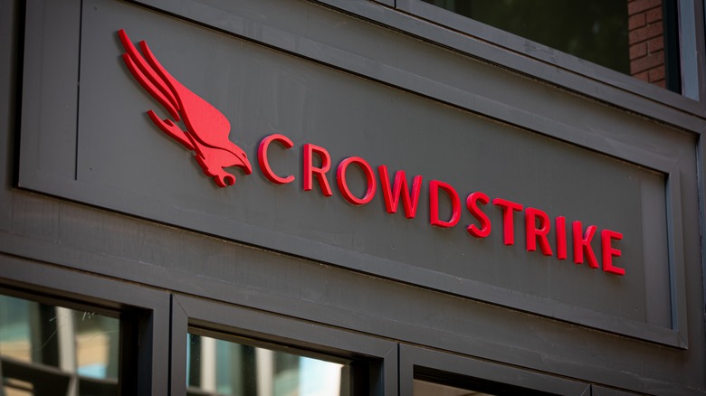 CrowdStrike signage