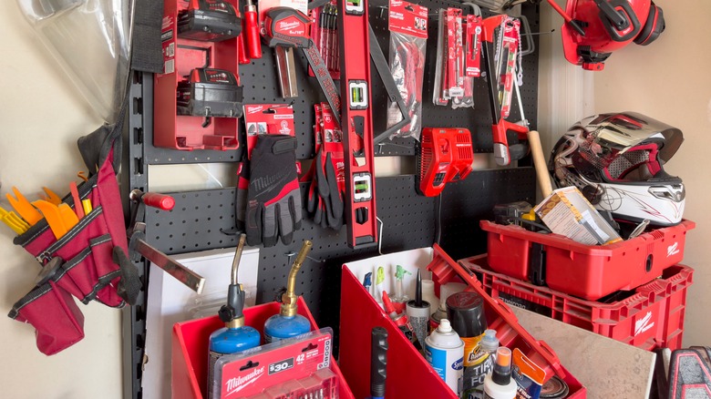 various Milwaukee tools