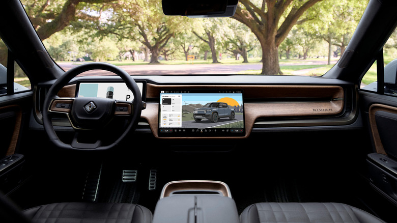 Rivian R1T interior