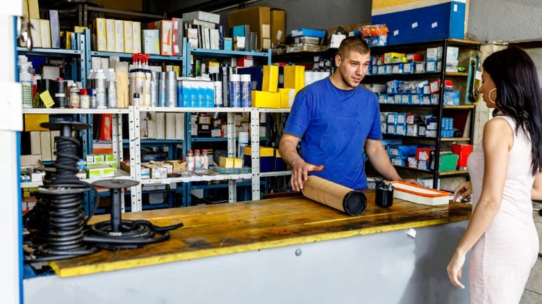 dealership parts department